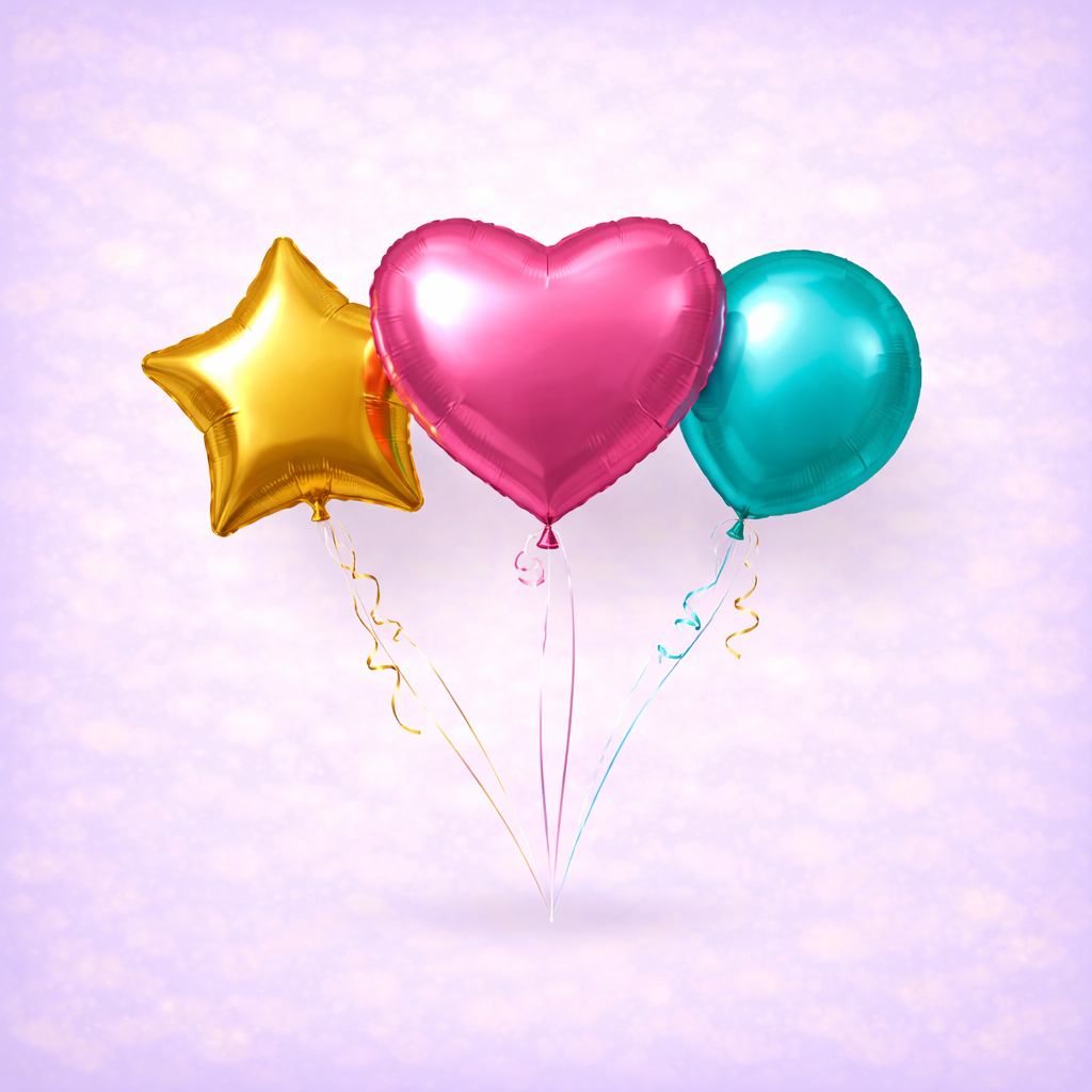 Solid Color Mylar Balloons