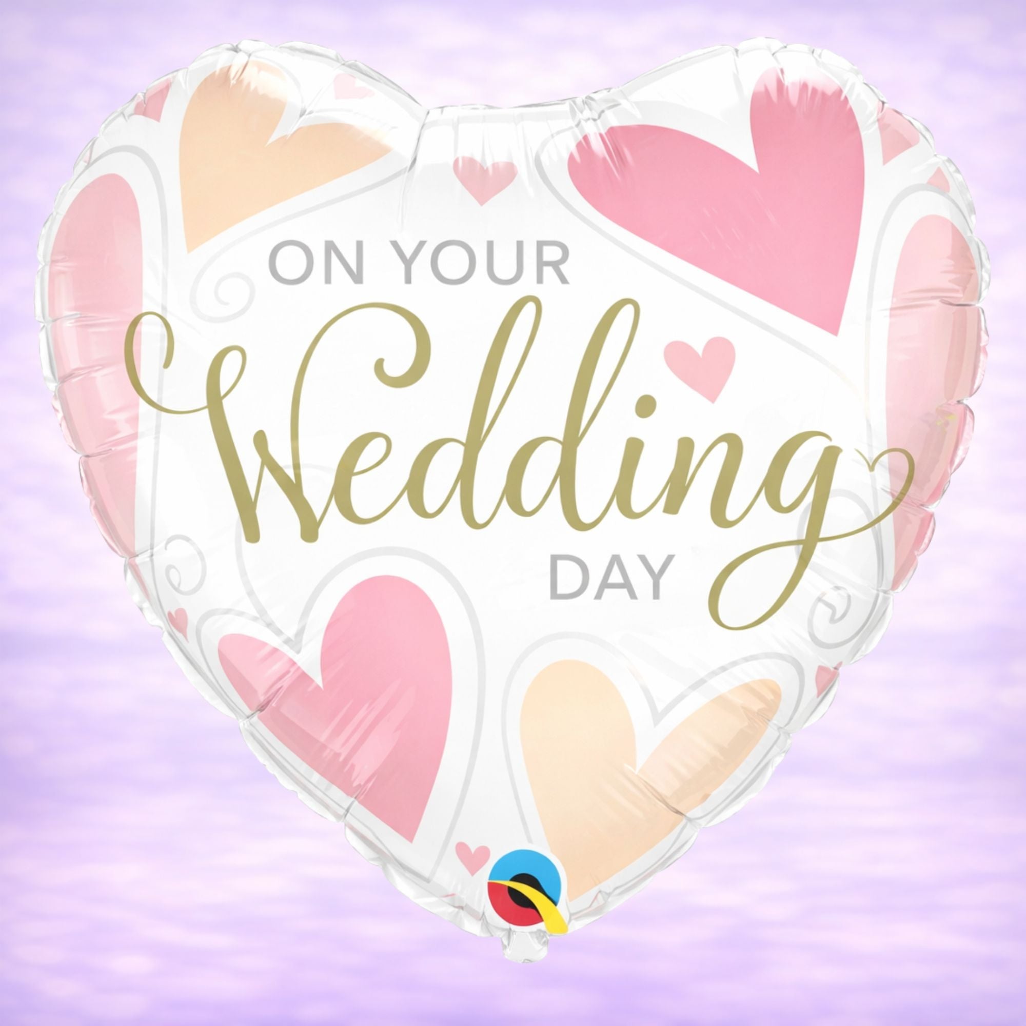 On Your Wedding Day Heart 18"