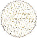 Happy Anniversary Heart 18"