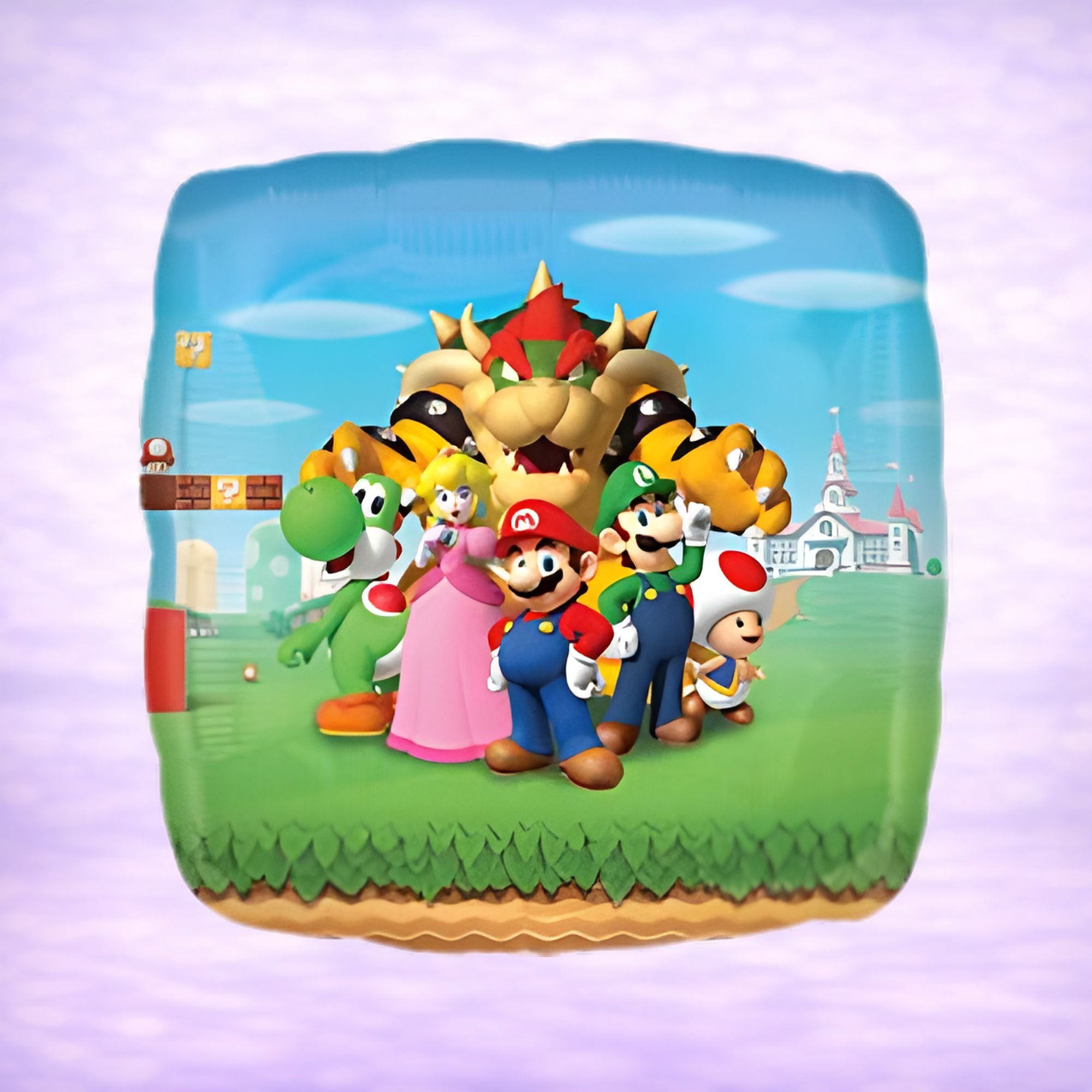 Super Mario Shape Mylar Balloon 33"