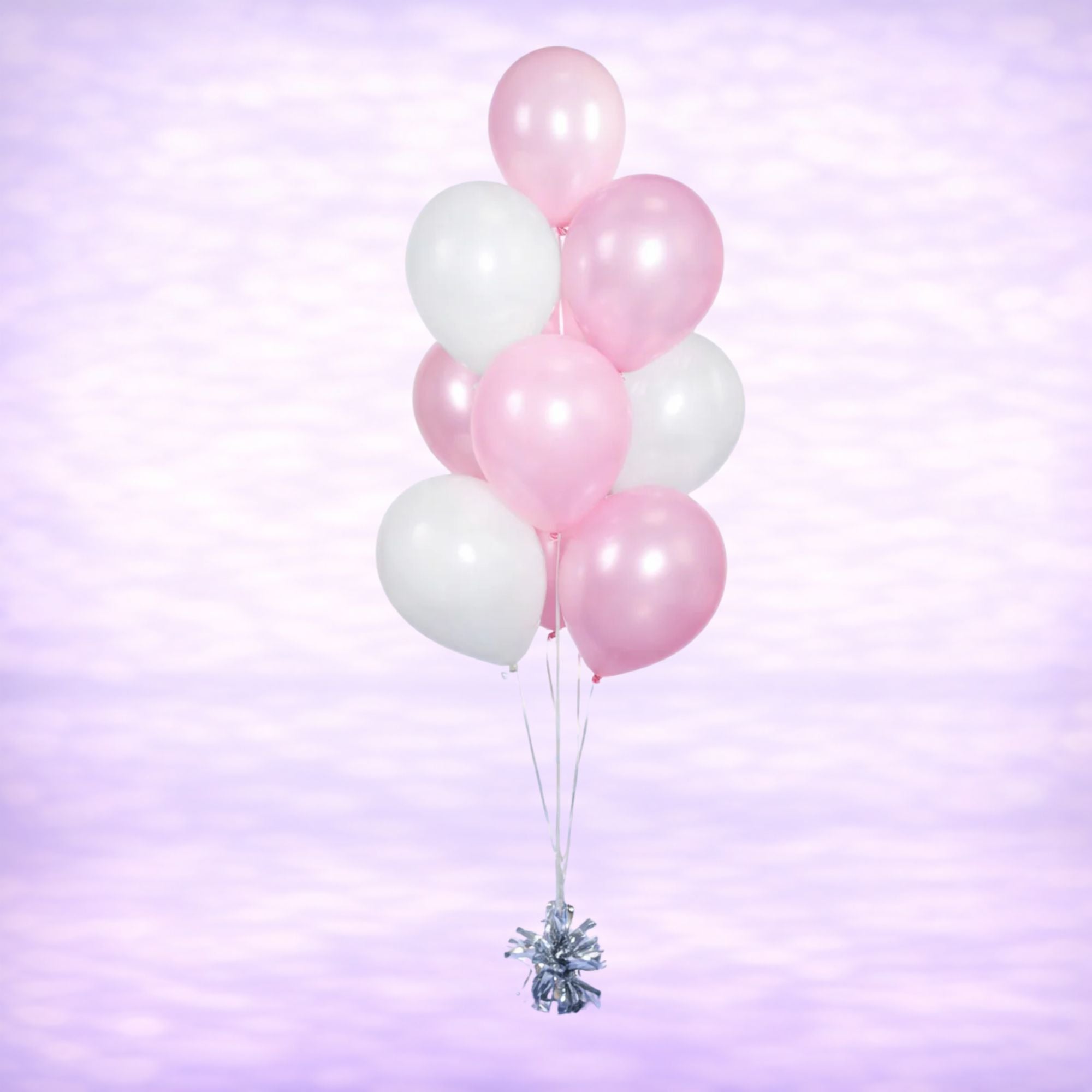 Baby Pink Balloon Bouquet- 10 Balloons