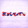 Red, White and Blue Balloon Garland Choose Your Size