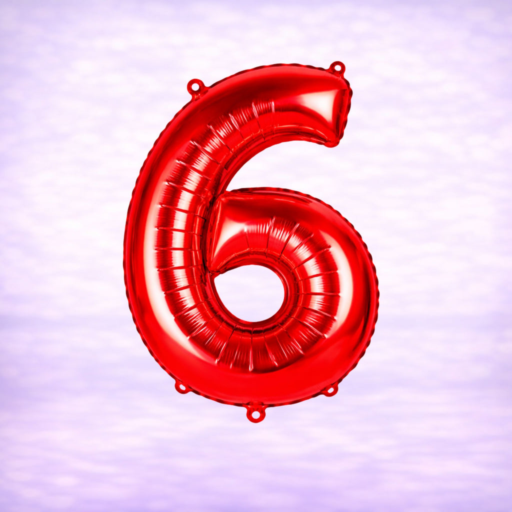 34" Jumbo Numbers- Red