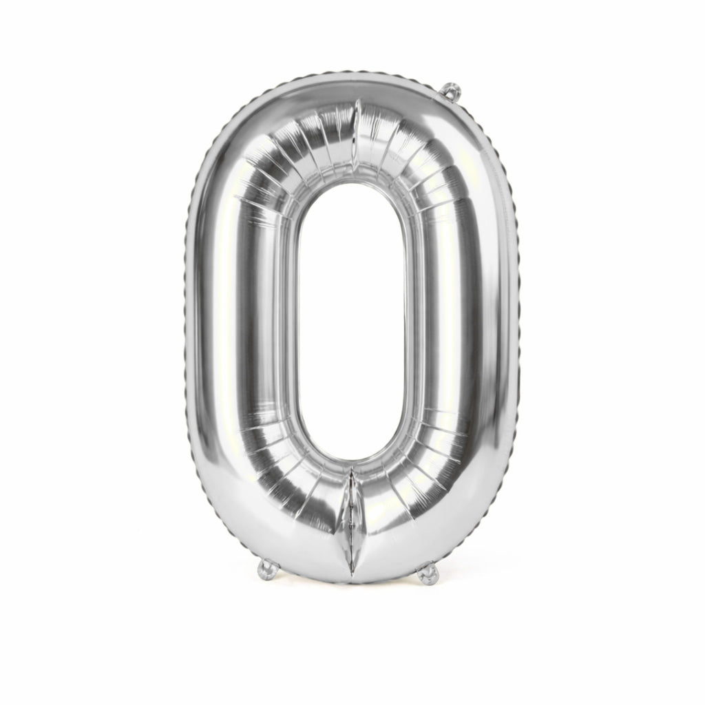 34" Jumbo Numbers- Silver