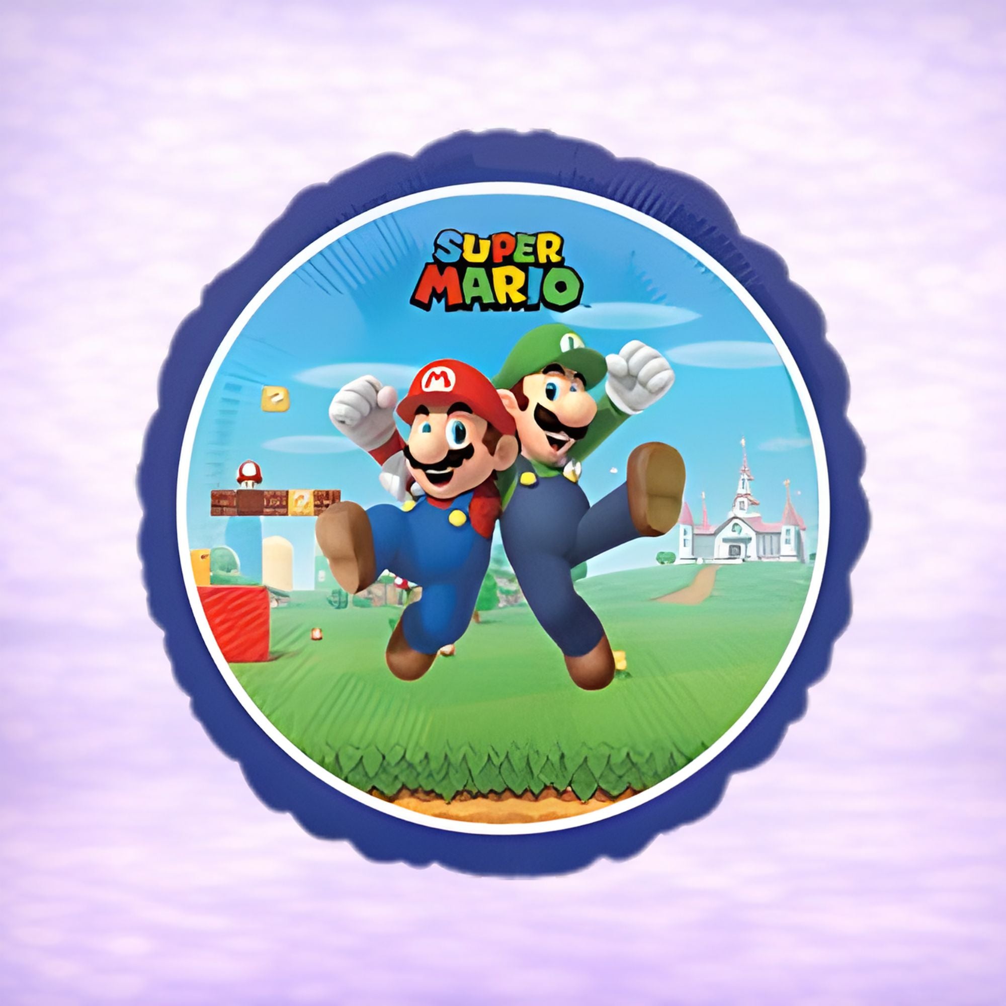 Mario Brothers Mylar Balloon 17"