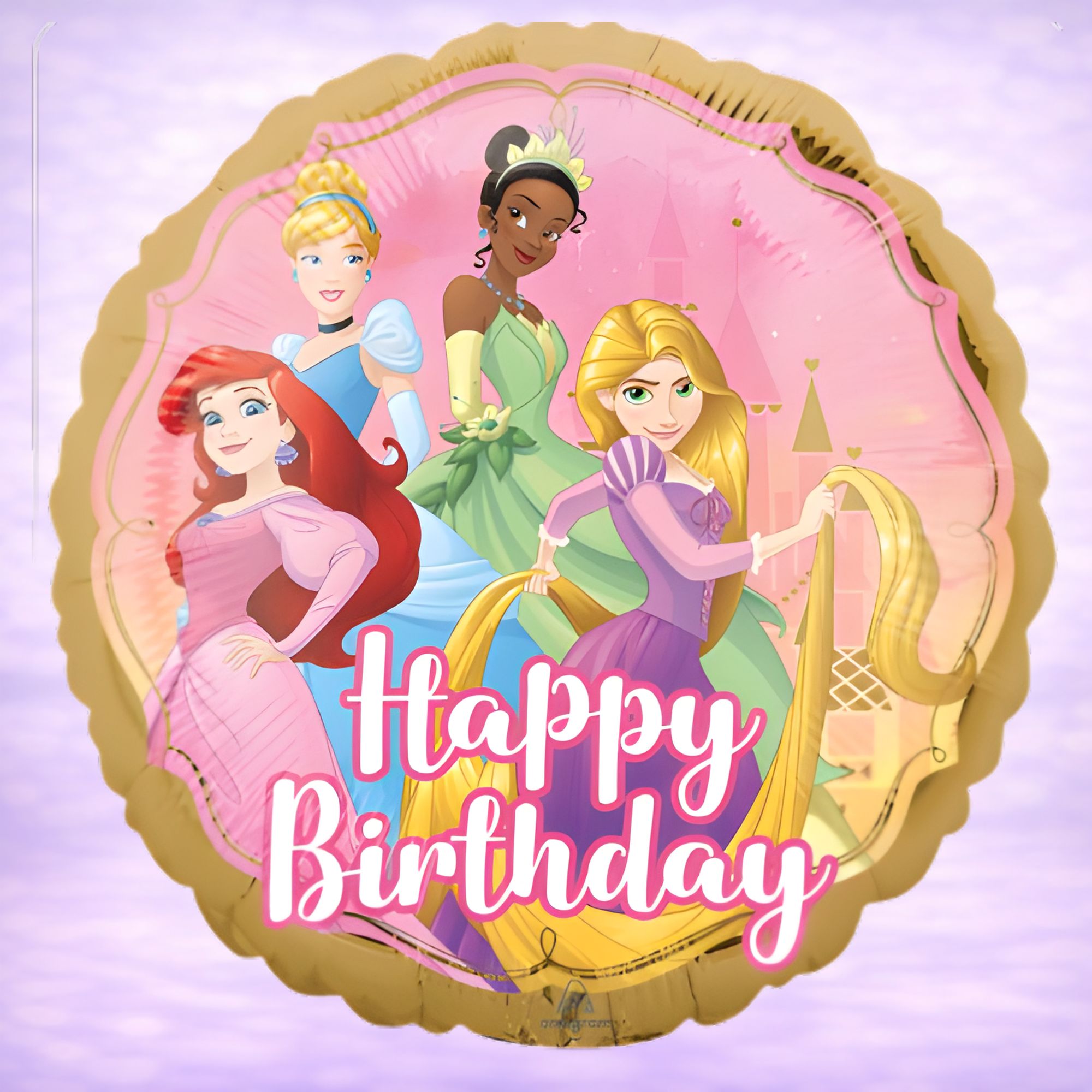 Disney Princess Happy Birthday Mylar Balloon 17"