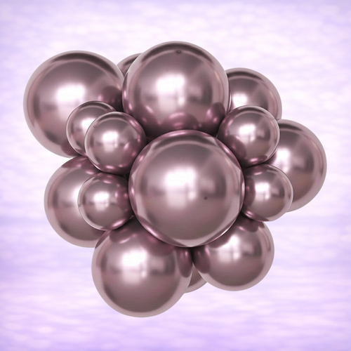 12" Belbal Glossy Pink Latex Balloons 50ct