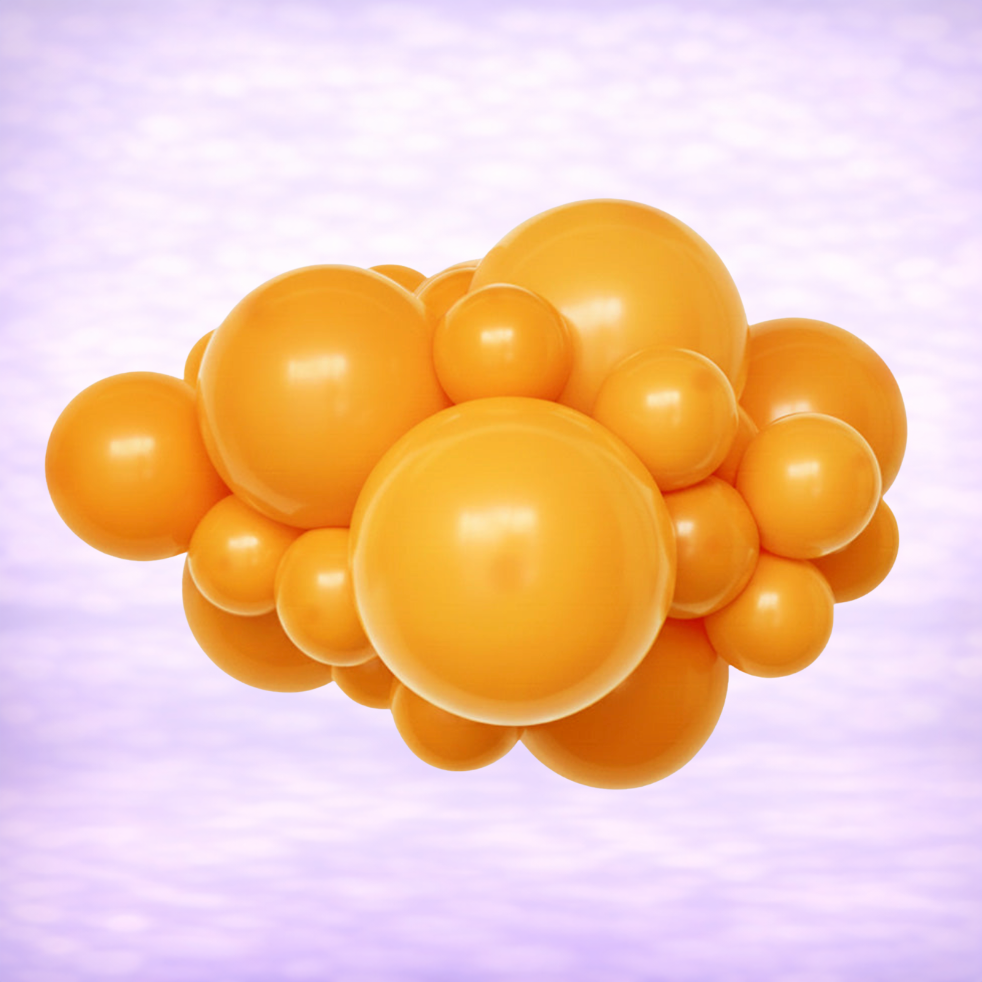 5" Belbal Orange Latex Balloons 100ct