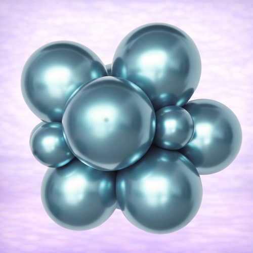 12" Belbal Glossy Blue Latex Balloons 50ct