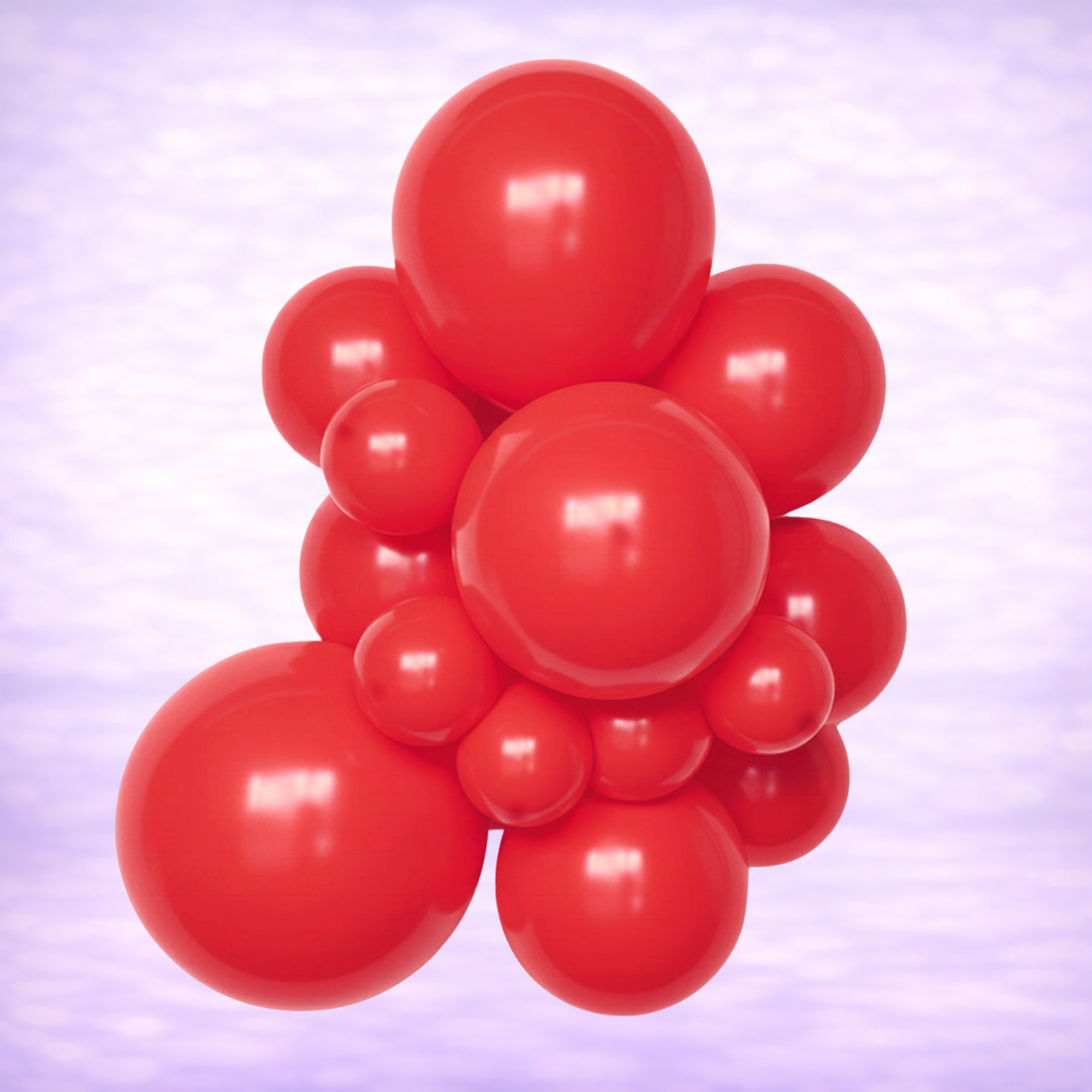 5" Belbal Red Latex Balloons 100ct