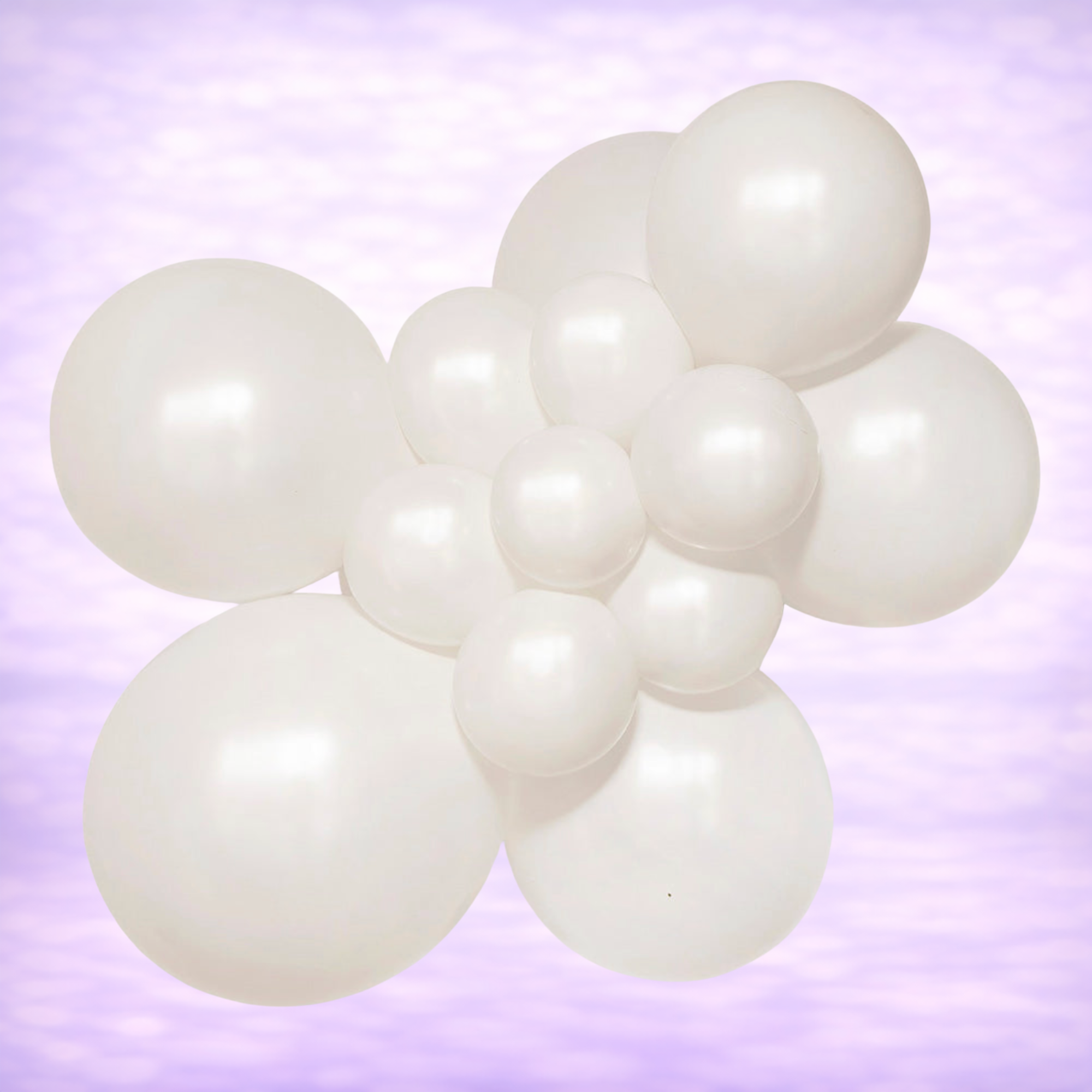 5" Belbal White Latex Balloons 100ct