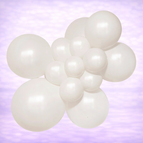 12" Belbal White Latex Balloons 100ct