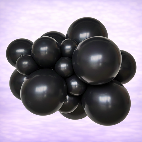 12" Belbal Black Latex Balloons 100ct