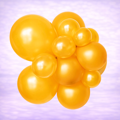 12" Belbal Metallic Gold Latex Balloons 50ct