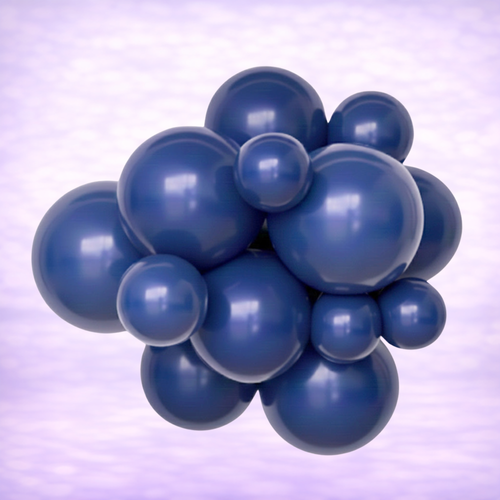 12" Belbal Marine Blue Latex Balloons 100ct