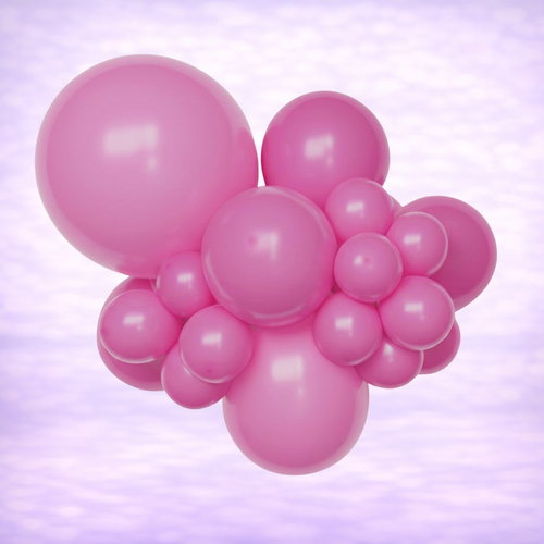 12" Belbal Cyclamen Rose Latex Balloons 100ct