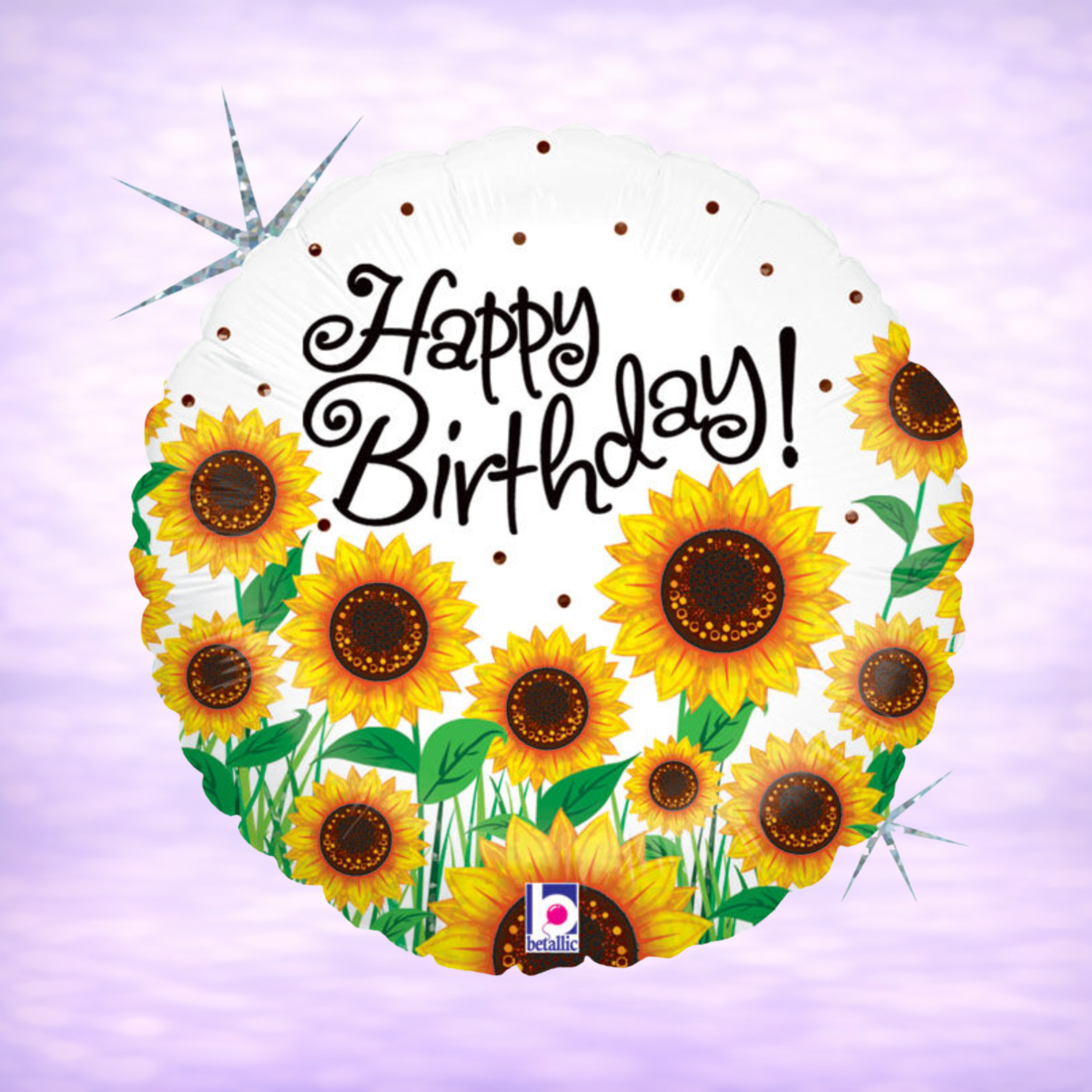 Sunny Sunflower Birthday Mylar 18"