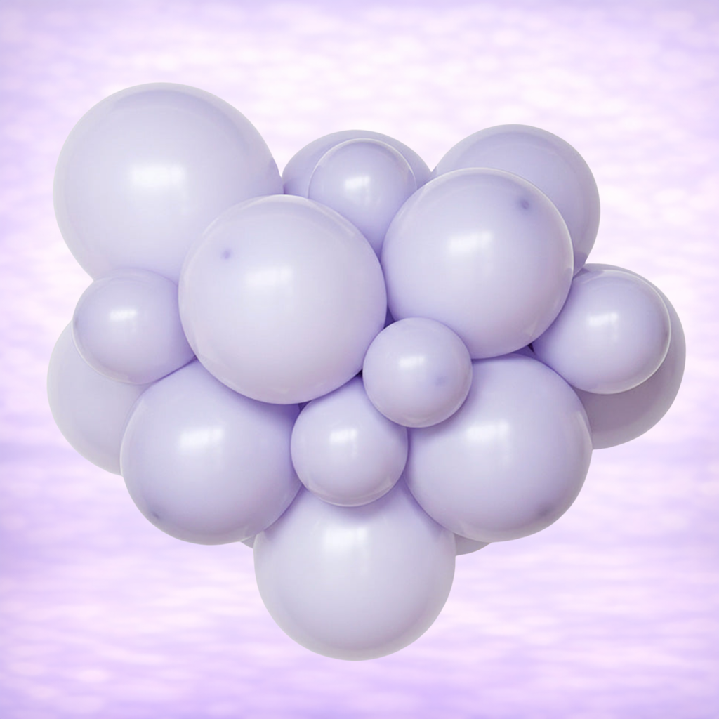 5" Belbal Lilac Breeze Latex Balloons 100ct