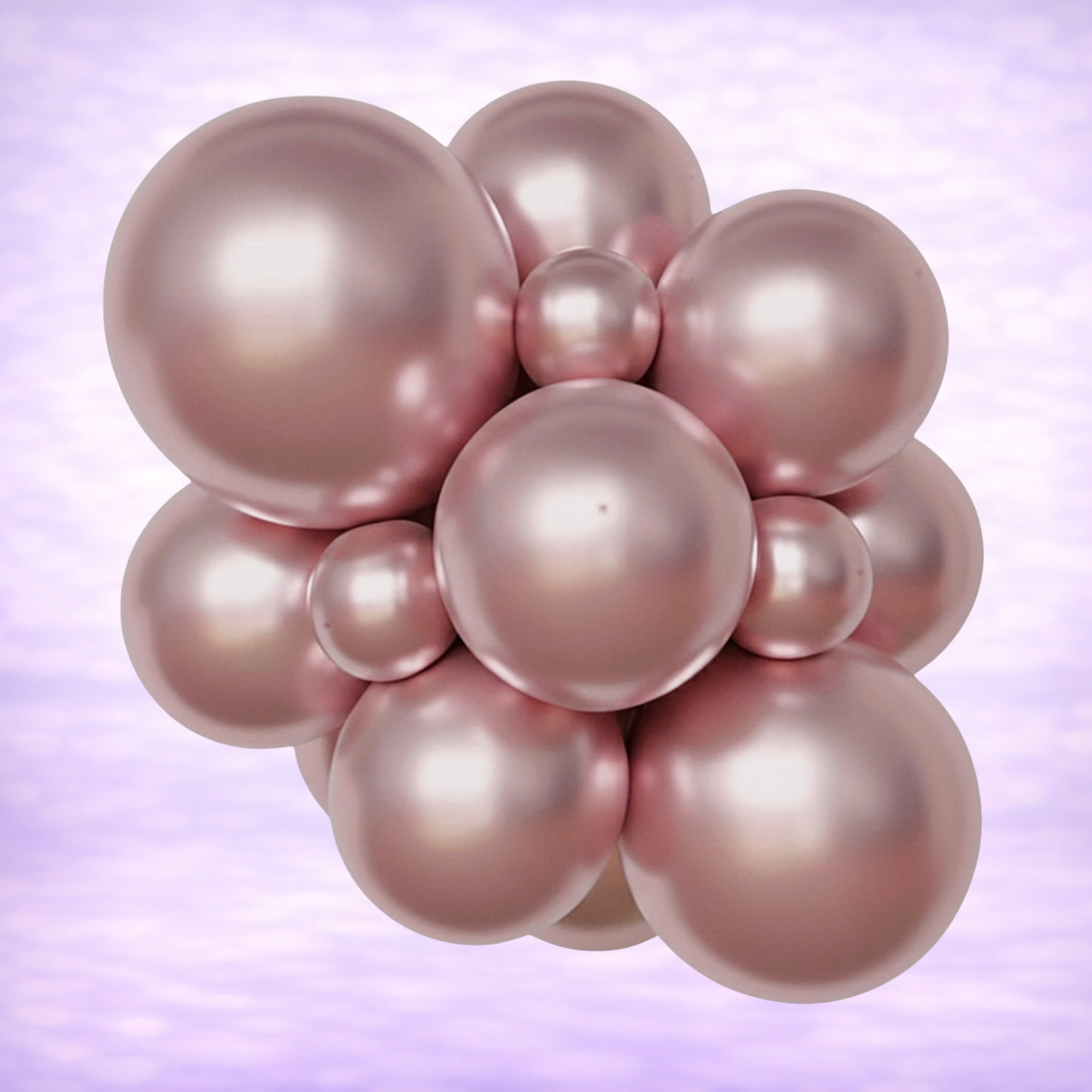 5" Belbal Glossy Light Pink Latex Balloons 50ct