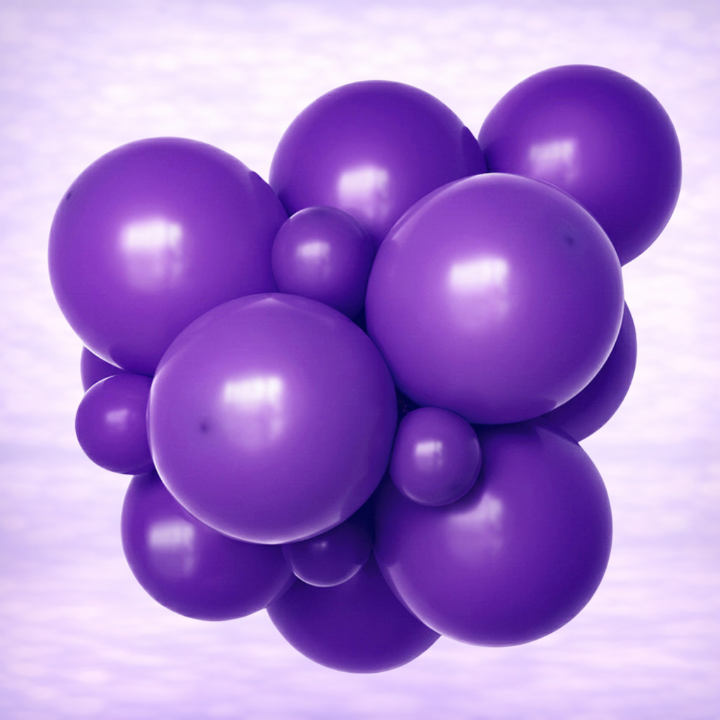 5" Belbal Royal Lilac Latex Balloons 100ct