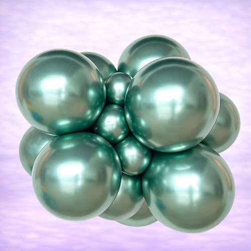 12" Belbal Glossy Green Latex Balloons 50ct