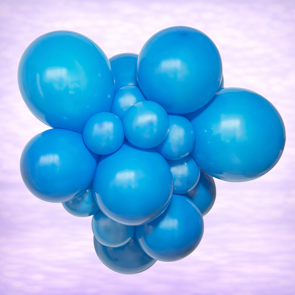 5" Belbal Mid Blue Latex Balloons 100ct