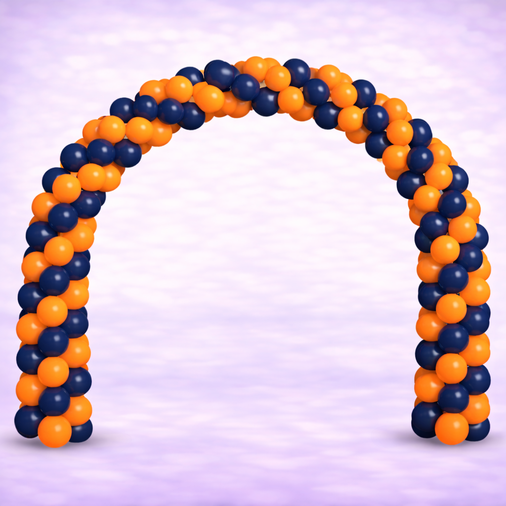 8' x 8' Balloon Arch Choose Your Colors Up To 4
