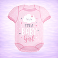 Baby Girl Onesie Mylar Balloon 24"