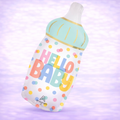 Satin Modern Baby Mylar Balloon 28"