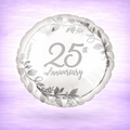 25th Anniversary Mylar Balloon 17"