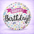 Happy Birthday Sparkle Banner 18"