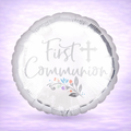 Holy Day Communion Mylar Balloon 17"