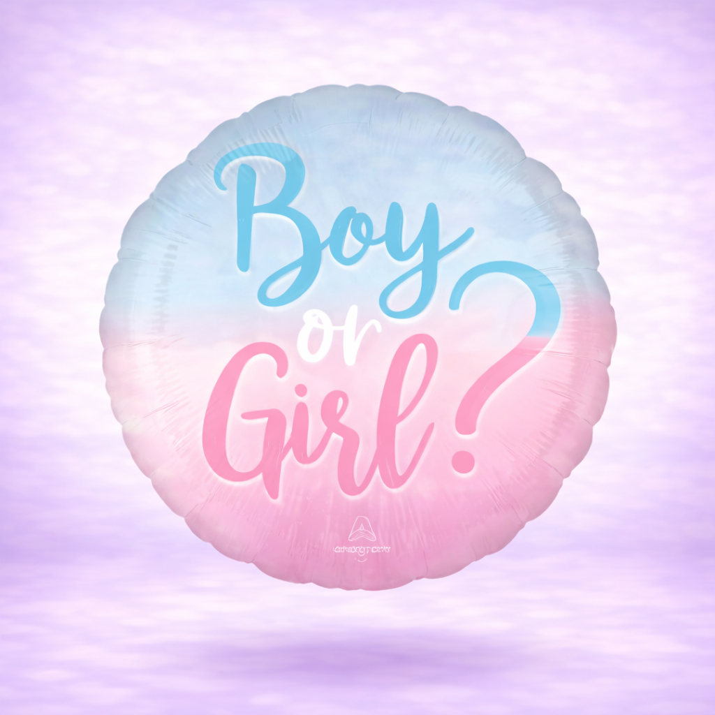 The Big Reveal Mylar Balloon 17"