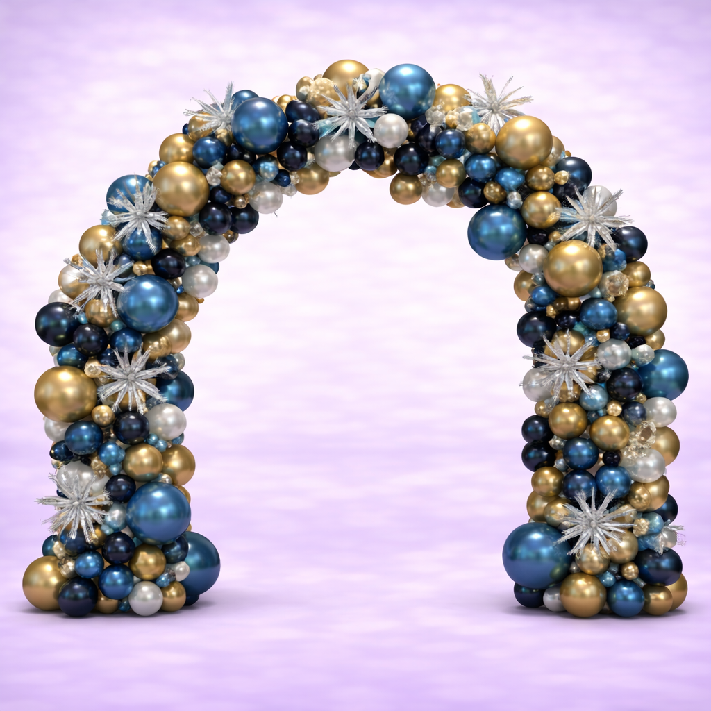 Custom Deluxe Organic Balloon Arches