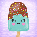 Happy Ice Cream Bar Mylar Balloon 35"
