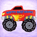 Monster Truck Birthday Mylar Balloon 40"