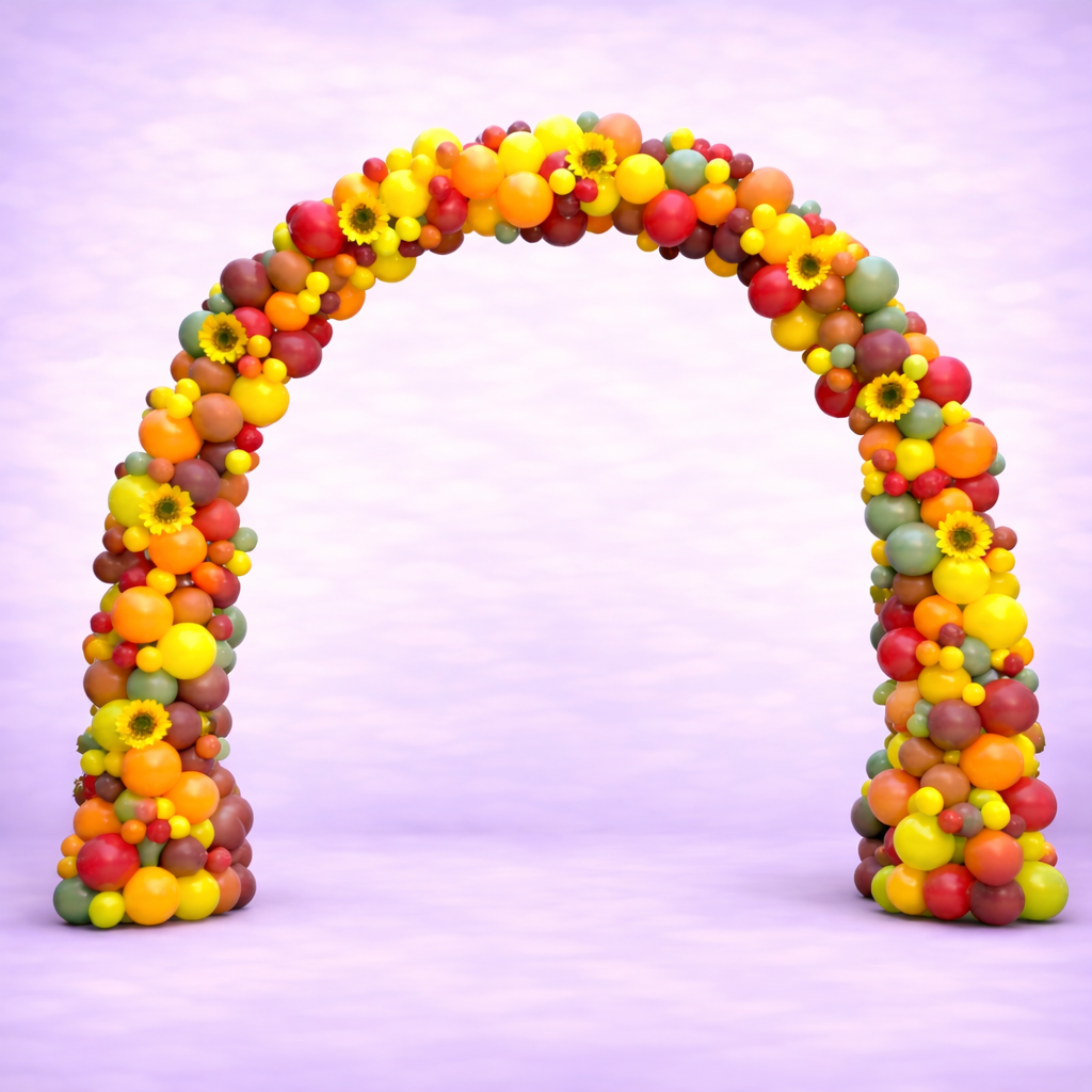 Custom Deluxe Organic Balloon Arches