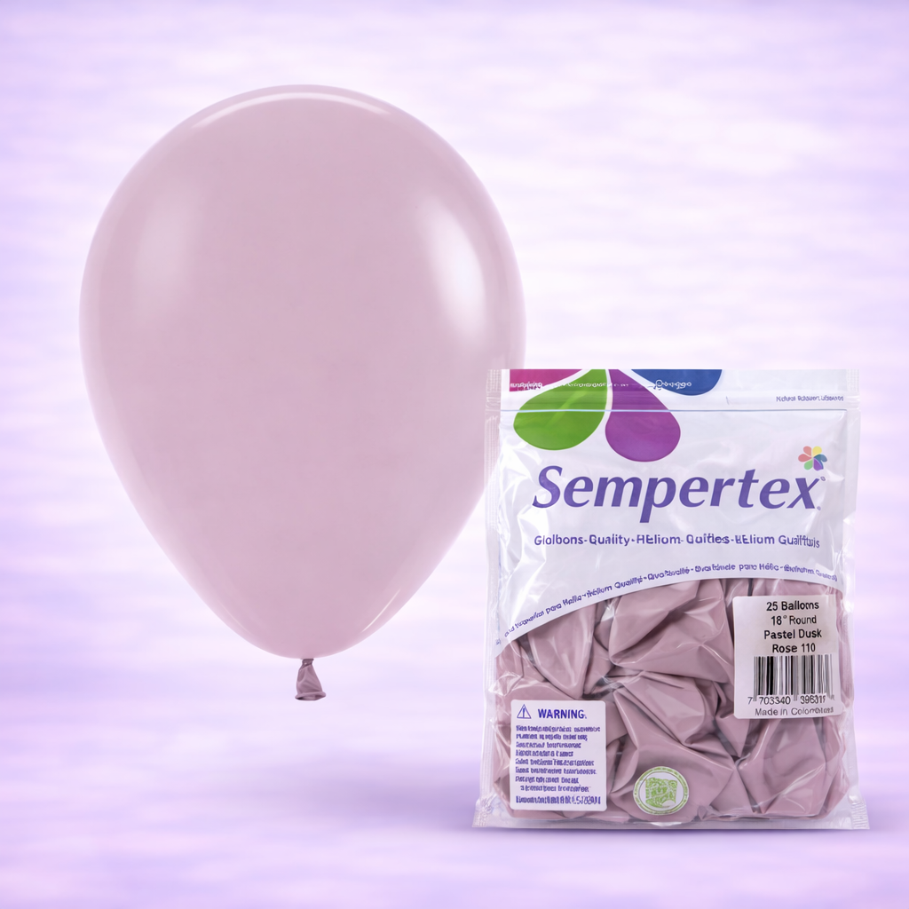 11" Pastel Dusk Rose Latex Balloons 25ct