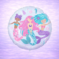 Shimmering Mermaid Mylar Balloon 17"