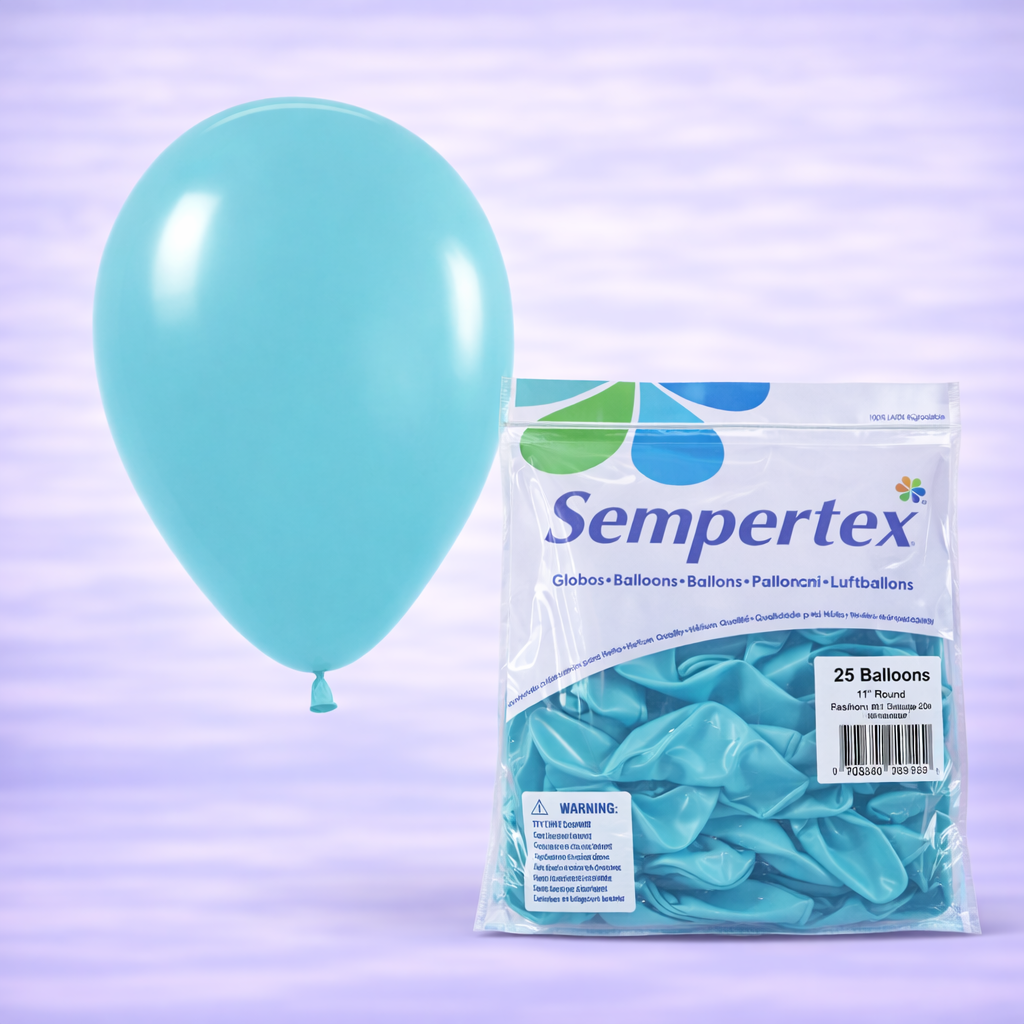 11" Fashion Robin's Egg Blue Latex Balloons 25ct