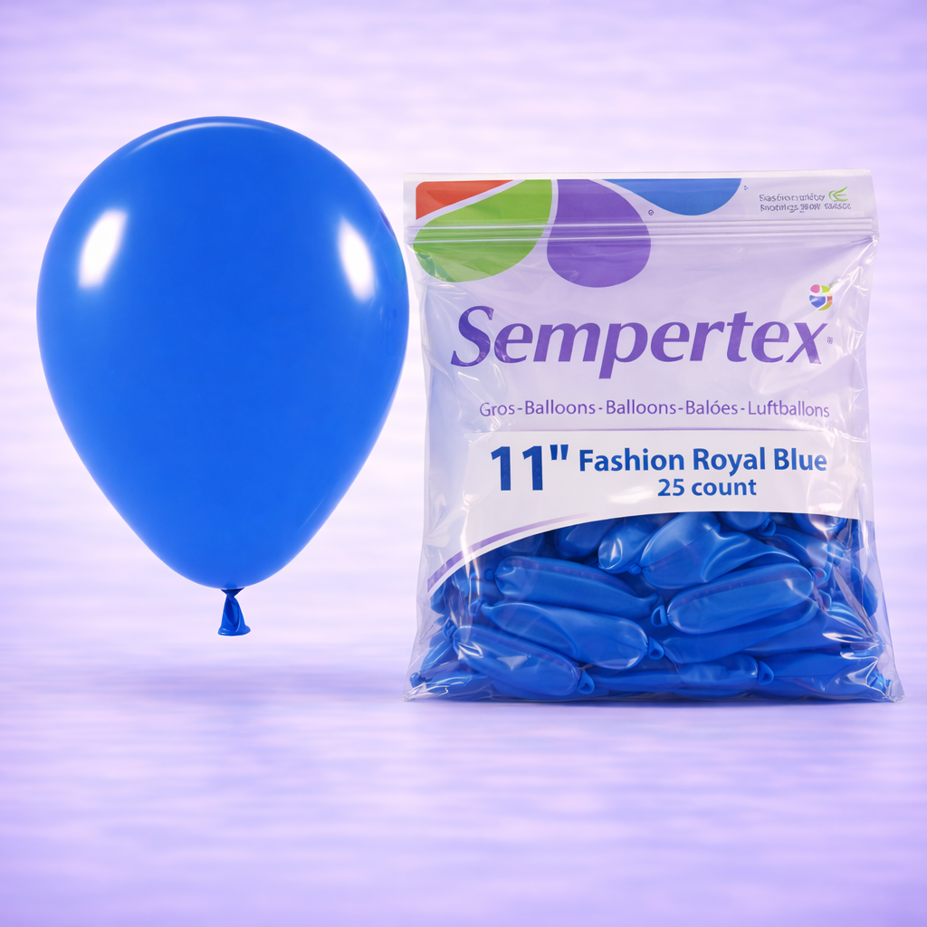 11" Fashion Royal Blue Latex Balloons 25ct