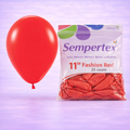 11" Fashion Red Latex Balloons 25ct