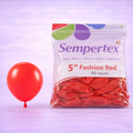 5" Fashion Red Latex Balloons 50ct