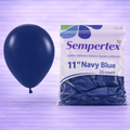 11" Fashion Navy Blue Latex Balloons 25ct