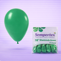 18" Deluxe Shamrock Latex Balloons 6ct