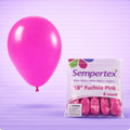 18" Deluxe Fuchsia Latex Balloons 6ct