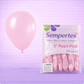 5" Pearl Pink Latex Balloons 50ct