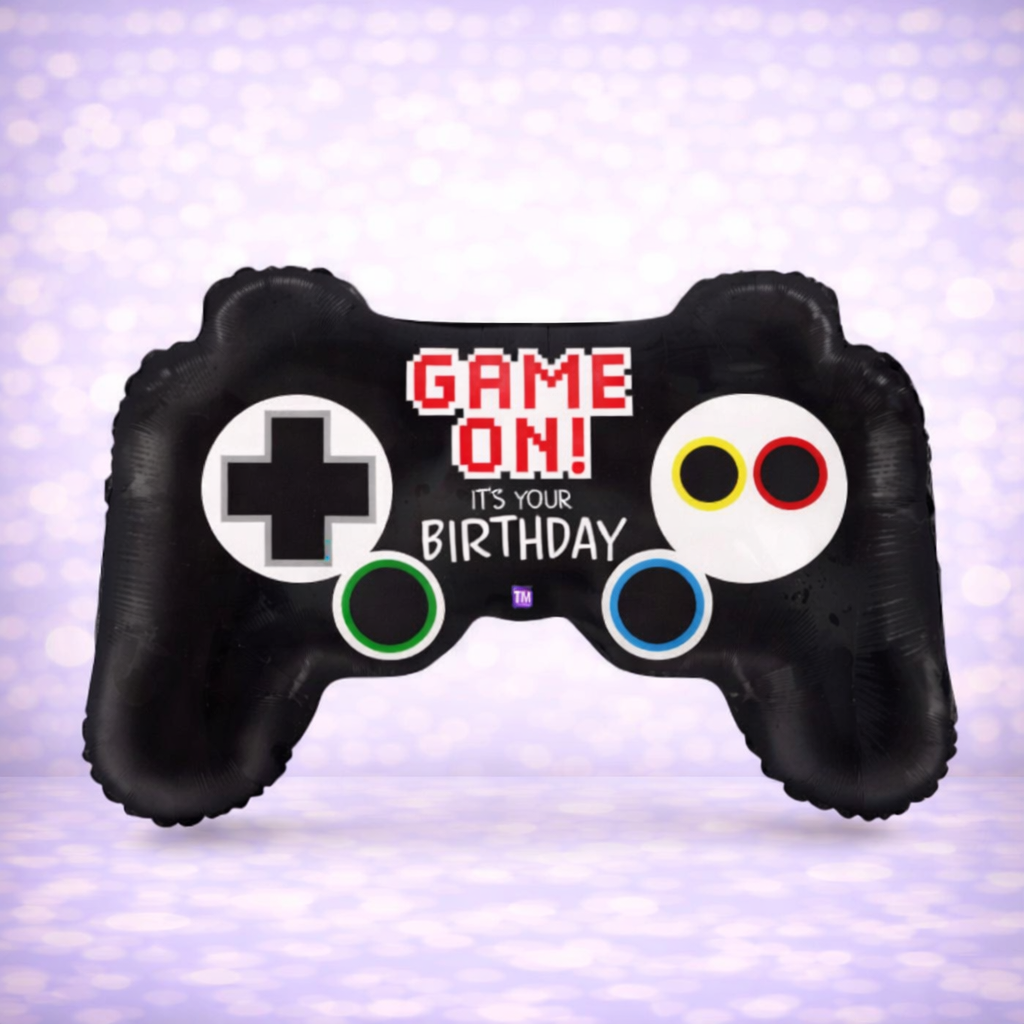 Game Controller Birthday Mylar Balloon 36"