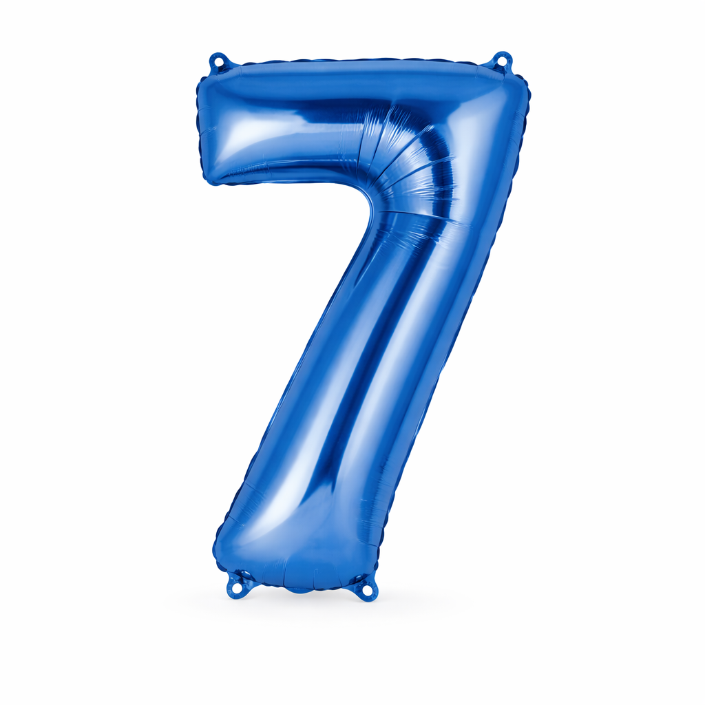 34" Jumbo Numbers- Blue