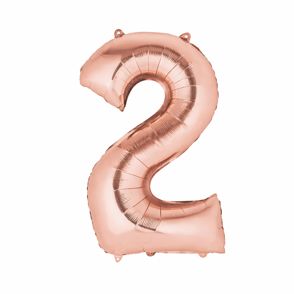 34" Jumbo Numbers- Rose Gold